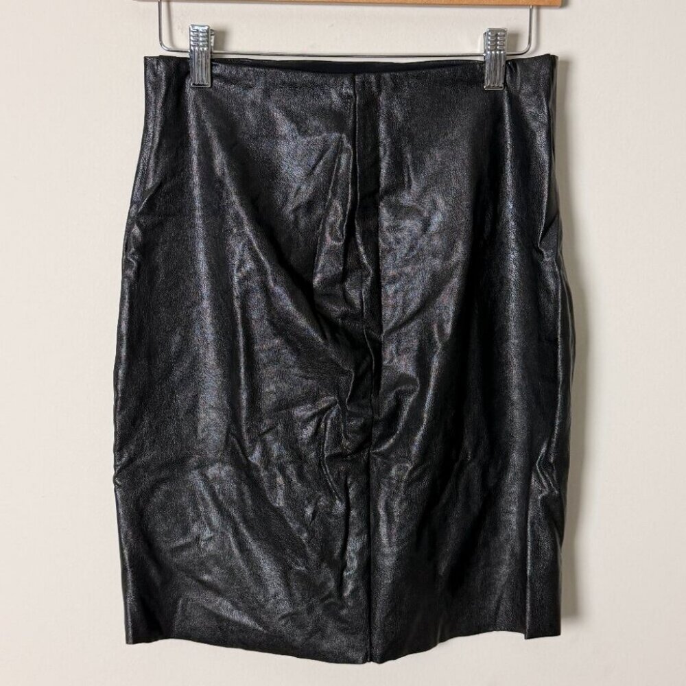 Commando Vegan Faux Leather Mini Skirt Large - Picture 3 of 4